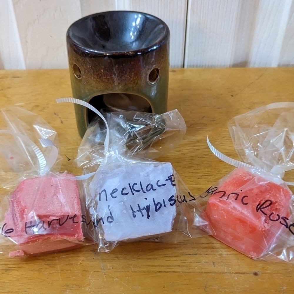 New Jewelry in Candles tea light warmer jumbo single cubes and necklace, JIC